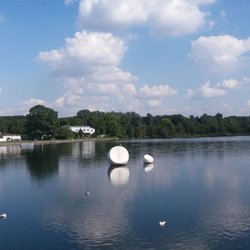 Duisburger Schwimmverein von 1898 - Bertasee in sports park Duisburg Wedau with view to DSV98