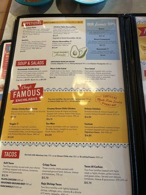 Menu photo 1 Chuy's Jacksonville, FL