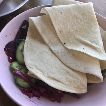 Beet Box - Pickled vegetables with house made wraps - Middle Eastern Near Me - Columbia, Missouri