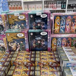 puzzles - the big 1000-piece demon slayer and sailor moon ones were almost $60 puzzles - the big 1000-piece demon slayer and sailor moon ones were almost $60