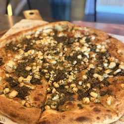 Fire And Dough - Large Zaatar & Akkawi cheese flatbread