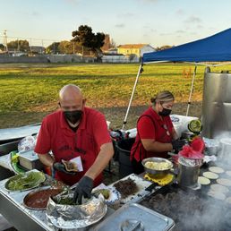 Preparing the Tacos de Carne Asada Preparing the Tacos de Carne Asada
