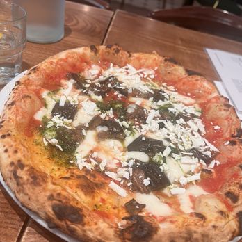 Doppio Zero Campbell - Eggplant pizza - Italian Near Me - Campbell, California