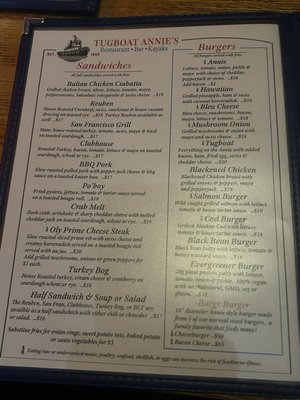 Menu photo 5 Tugboat Annies Olympia, WA Menu photo 5 Tugboat Annies Olympia, WA