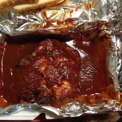 Ribcage Bbq - Chop with hot sauce!