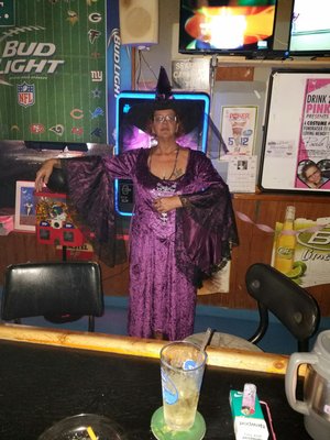 Photo of Gerri's Sports Pub - Margate, FL, US. a woman dressed as a witch
