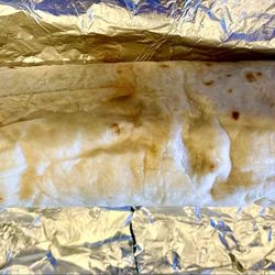 Santiago’s - Breakfast Burrito in its wrap