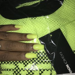 Neon Glow In The Dark Dipped Nails Neon Glow In The Dark Dipped Nails