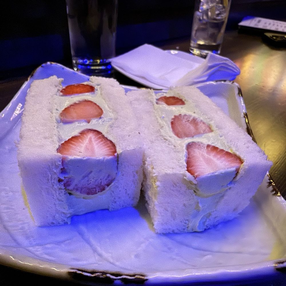 Yokocho - Strawberry with Matcha Cream Sando - Cocktail Bars Near Me - Chicago, Illinois Yokocho - Strawberry with Matcha Cream Sando - Cocktail Bars Near Me - Chicago, Illinois