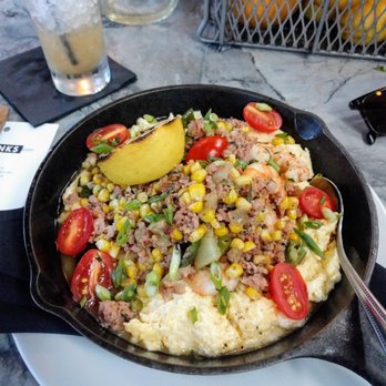 The Ice Plant - AMAZING shrimp and grits - Cocktail Bars Near Me - St. Augustine, Florida