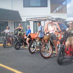 Grey Carts and eBikes - We have multiple styles and models of e-bikes for rent to fit everyone's needs.