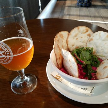 Ballast Point Brewing Long Beach - Barmy and red beet humus - Breweries Near Me - Long Beach, California