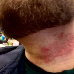 Pro At Barber - They "shaved" my neck. I suggest you don't pay for this extra service.
