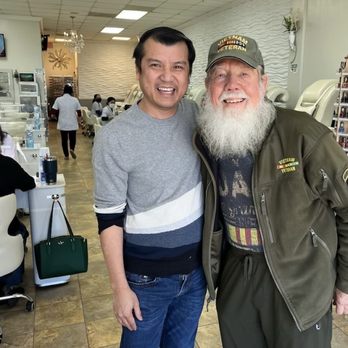 NOA Nail Salon - Russ with the manager / owner. - Nail Salons Near Me - Concord, North Carolina