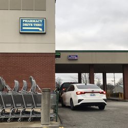 Kroger Pharmacy - The Kroger Pharmacy has a convenient drive through so you don't have to go inside.