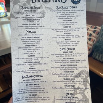 Bay Local Eatery - Drinks and draaaanks menu (May 2023) - Breakfast & Brunch Near Me - Virginia Beach, Virginia