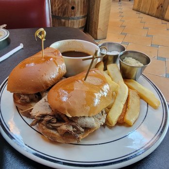 Timber's Roadhouse - My French Dip sandwich! - Barbeque Near Me - Goleta, California Timber's Roadhouse - My French Dip sandwich! - Barbeque Near Me - Goleta, California
