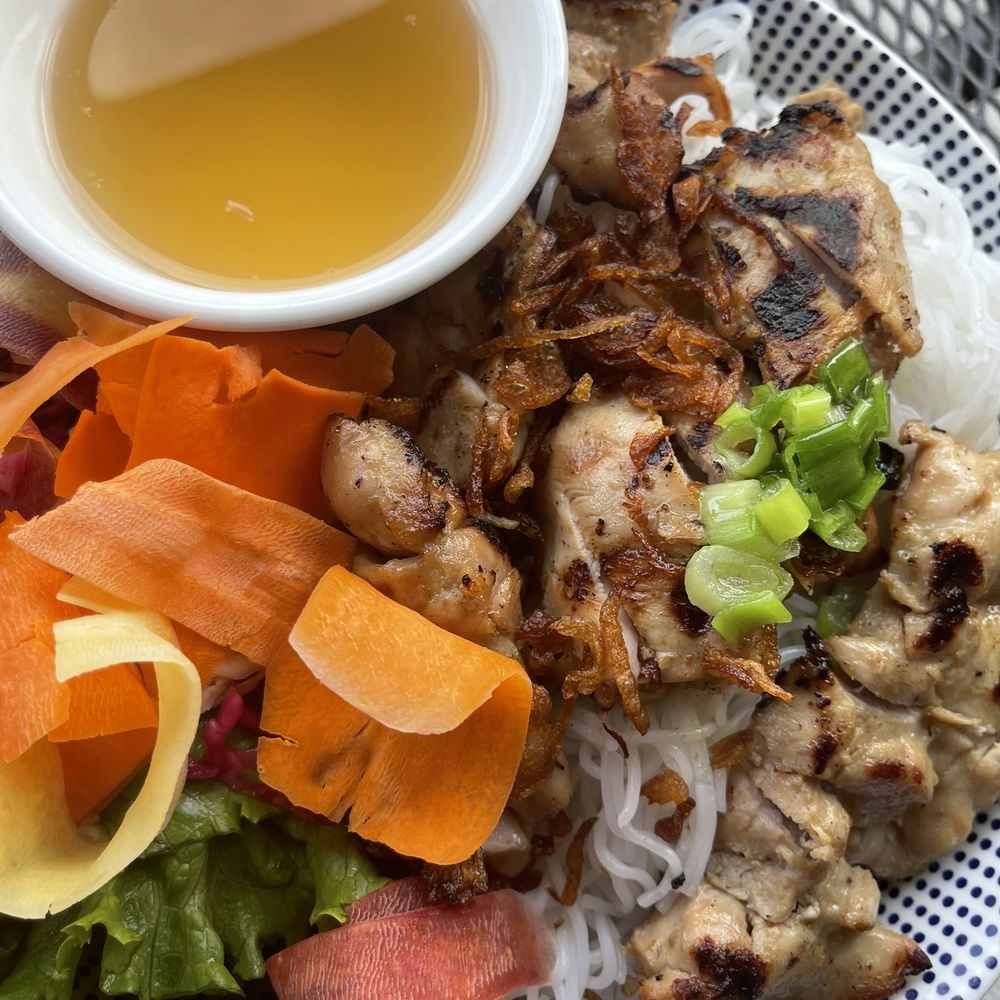 Wooden Fish - Lemongrass chicken vermicelli - Vietnamese Near Me - West Vancouver, British Columbia Wooden Fish - Lemongrass chicken vermicelli - Vietnamese Near Me - West Vancouver, British Columbia