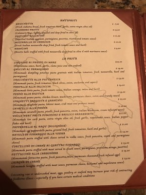 Menu photo 8 La Casa Della Pasta Tampa, FL