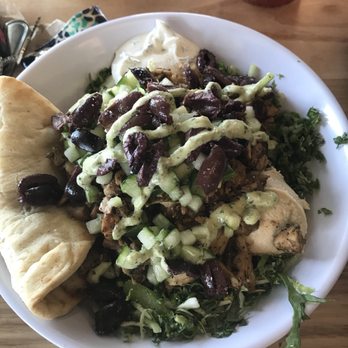 CAVA - BYO salad. Wish they offered wheat pitas. - Mediterranean Near Me - Charlotte, North Carolina CAVA - BYO salad. Wish they offered wheat pitas. - Mediterranean Near Me - Charlotte, North Carolina