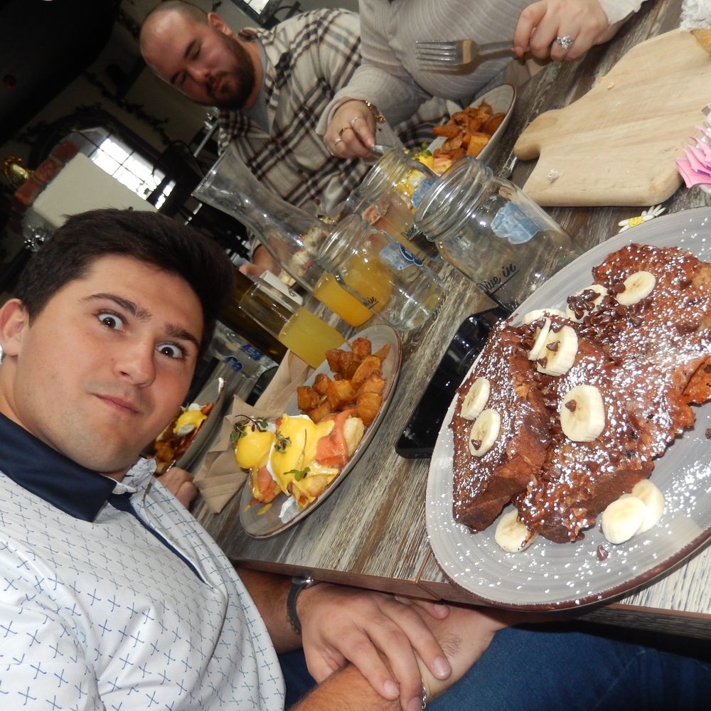 Mack's - banana bread french toast and avo lox benny - Breakfast & Brunch Near Me - Babylon, New York