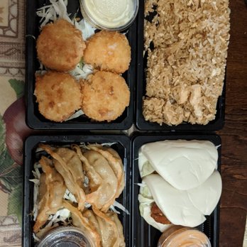 Izumi Ramen - Kids chicken fried rice, cheese and rice balls, chicken Karaage buns and gyoza - Ramen Near Me - Lafayette, Louisiana Izumi Ramen - Kids chicken fried rice, cheese and rice balls, chicken Karaage buns and gyoza - Ramen Near Me - Lafayette, Louisiana