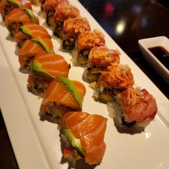 Kira Sushi - Volcano and Viking roll - Japanese Near Me - Greenwich, Connecticut Kira Sushi - Volcano and Viking roll - Japanese Near Me - Greenwich, Connecticut