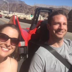 The Slingshot Experience - Driving over Hoover dam.