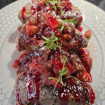 1123 by Chef Tobias - Strawberry Cheesecake French Toast - Breakfast & Brunch Near Me - Hyattsville, Maryland
