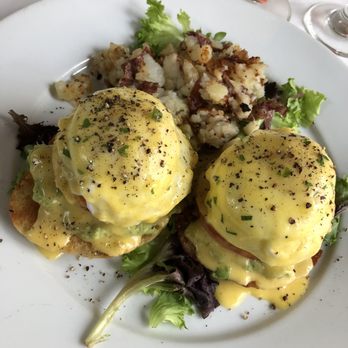 Midtown Bistro - Poached eggs on an English muffin- - New American Near Me - Santa Fe, New Mexico