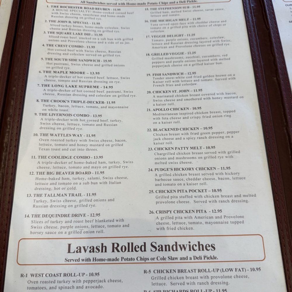 Pudge's Place - Menu - Sandwiches Near Me - Troy, Michigan Pudge's Place - Menu - Sandwiches Near Me - Troy, Michigan