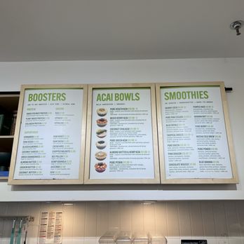 Pure Green - Menu - Juice Bars & Smoothies Near Me - Columbia, Maryland
