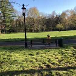 Mill Hill Park - Looking into the park from E. Front Street