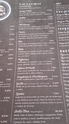Menu photo 4 Burger O'clock Sesimbra, 15