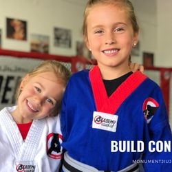 Academy of Martial Arts - Kids martial arts promotes character development while combining brazilian jiu-jitsu (grappling/self-defense) with Taekwondo (kick/punching)