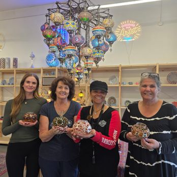 Mosaic Art Studio - We had a great time today and we love our lamps! - Art Classes Near Me - Kirkland, Washington Mosaic Art Studio - We had a great time today and we love our lamps! - Art Classes Near Me - Kirkland, Washington