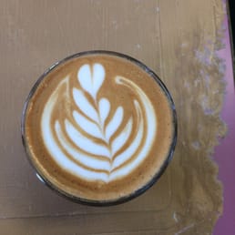 Made by Tom, the always beautiful and luscious cortado. Made by Tom, the always beautiful and luscious cortado.