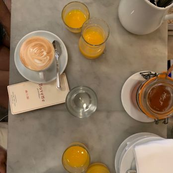 Buvette - Cappuccino and fresh orange juice - French Near Me - New York, New York