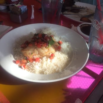 Big Pink - Grouper & Basmatic rice with tomatoes & avocado - Pizza Near Me - Miami Beach, Florida