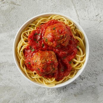 Sbarro - a bowl of spaghetti and meatballs - Pizza Near Me - TACOMA, Washington