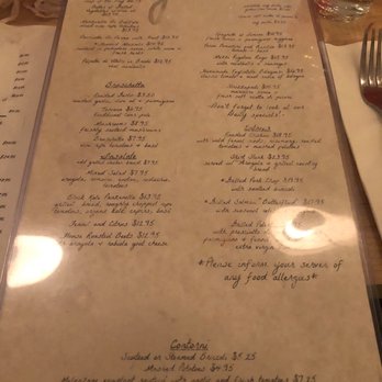 Gersi - Dinner menu - Italian Near Me - Richmond, Virginia