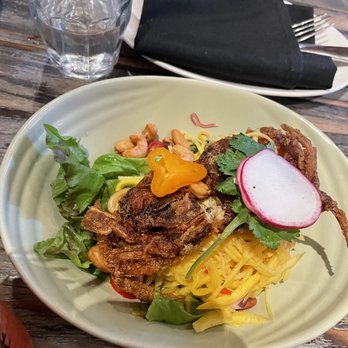 Up Thai - Seasonal Soft Shell Crab with Mango Salad - Thai Near Me - New York, New York