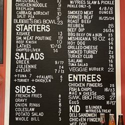 Dave’s Genuine Deli - Menu - October 2023