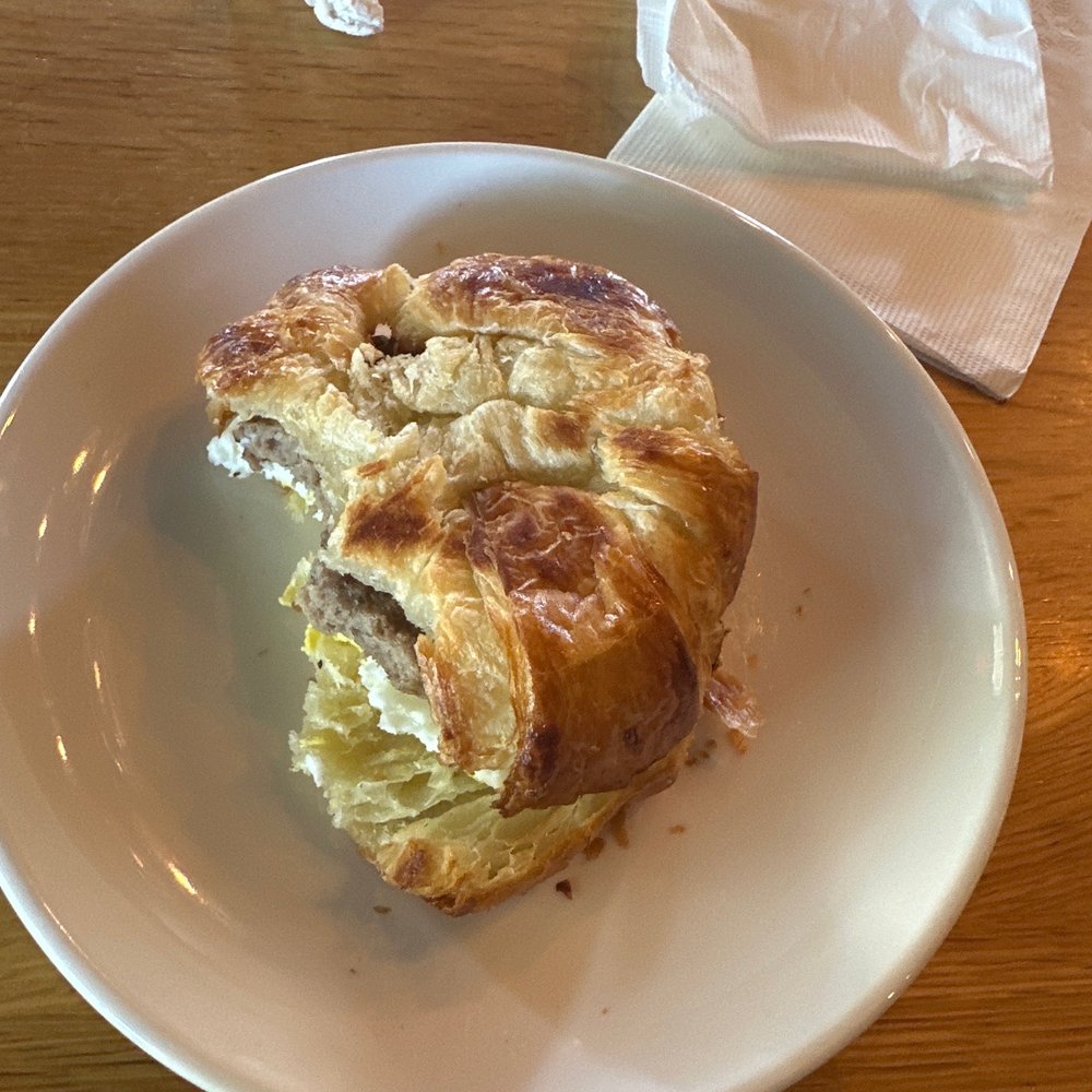 Amped Coffee Company - Croissant w/egg and sausage - Coffee & Tea Near Me - Phoenix, Arizona Amped Coffee Company - Croissant w/egg and sausage - Coffee & Tea Near Me - Phoenix, Arizona
