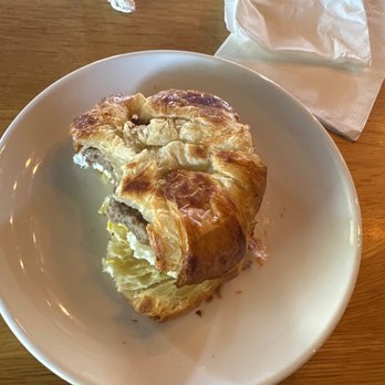 Amped Coffee Company - Croissant w/egg and sausage - Coffee & Tea Near Me - Phoenix, Arizona Amped Coffee Company - Croissant w/egg and sausage - Coffee & Tea Near Me - Phoenix, Arizona