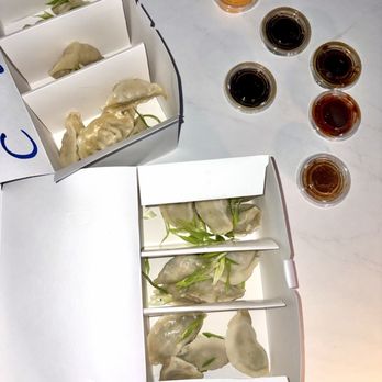 Brooklyn Dumpling Shop - Steamed dumplings with various sauces - Asian Fusion Near Me - Miami, Florida