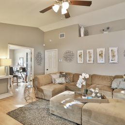 My living room looked and felt so MAGICAL after K. Jillian did her great work!