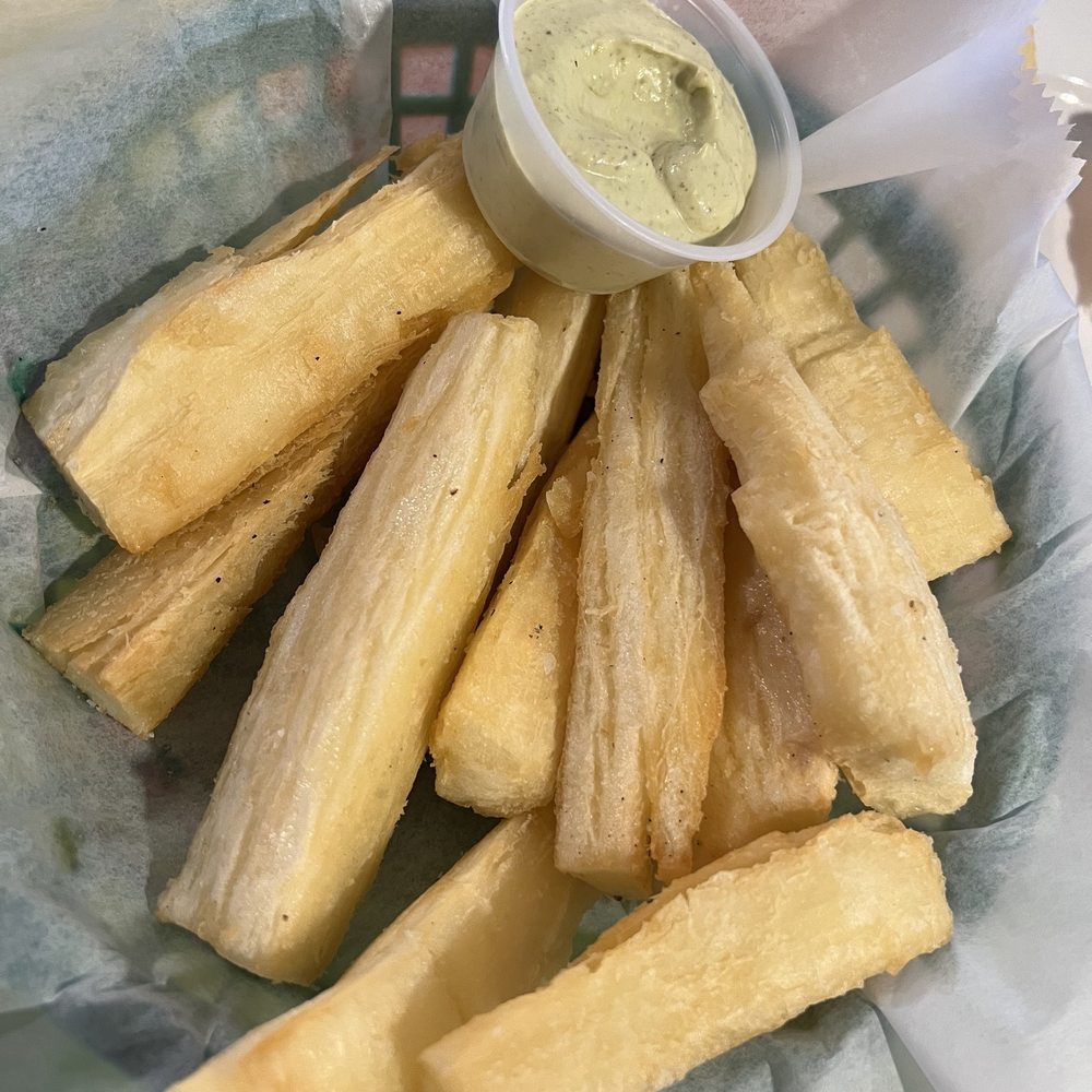 Street - Yucca fries ($8). Very very good and consistent. Cilantro lime sauce. - New American Near Me - Exeter, New Hampshire Street - Yucca fries ($8). Very very good and consistent. Cilantro lime sauce. - New American Near Me - Exeter, New Hampshire