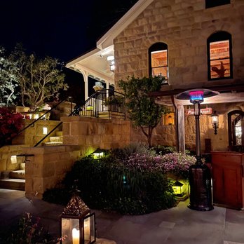 The Stonehouse Restaurant - the Stonehouse restaurant at night, under the stars - New American Near Me - Santa Barbara, California
