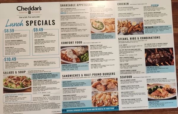 Menu photo 1 Cheddar's Scratch Kitchen Longview, TX